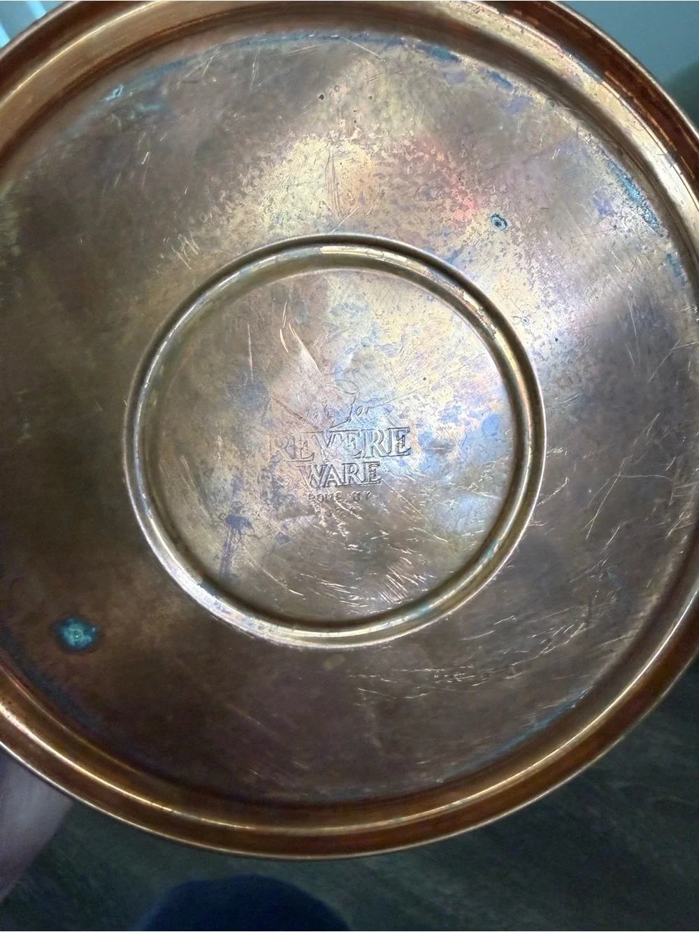 Copper Kettle with Wooden Handle - Classic Copper Finish Farmhouse Decor